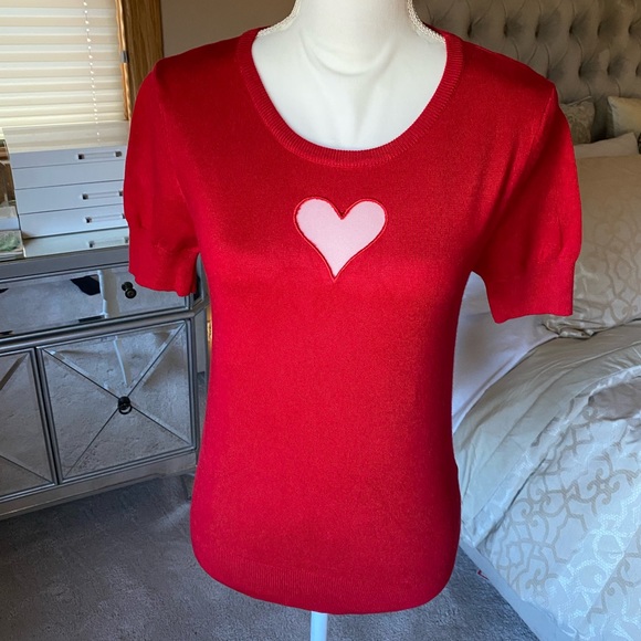 ❌❌SOLD❌❌Hell Bunny Keyhole Heart Sweater - M - Picture 3 of 7